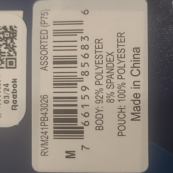 Reebok Black and Blue Performance Boxer Briefs Set Of Two New Medium - Picture 8 of 10